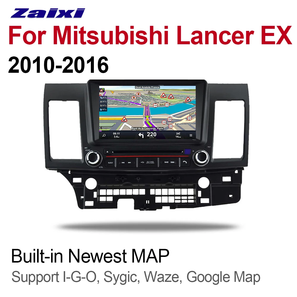 Автомобильный DVD для Mitsubishi Lancer EX 2010 2011 2012 2013 gps Радио BT Navi карта мультимедийный плеер система