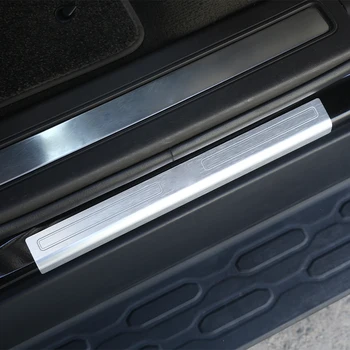 

For Land Rover Discovery 5 LR5 2017 Car Aluminum Alloy Exterior Door Sill Scuff Threshold Protector Plate Cover Trim Accessories