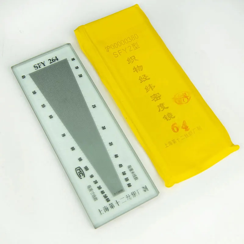 Fabric Density Mirror Weft Warp Scale Measuring Instrument
