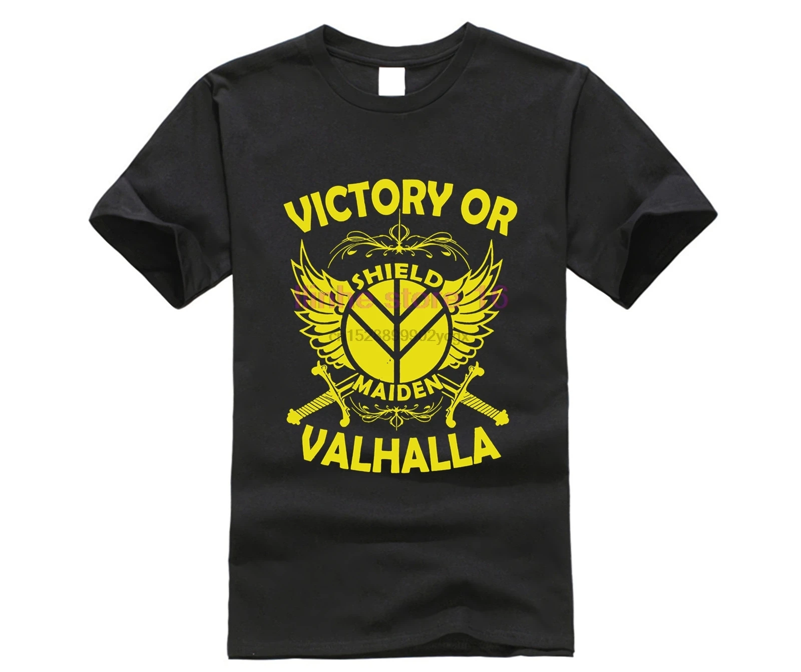 Крутая футболка Victory Or Valhalla Shield Maiden для мужчин и детей|Футболки| |