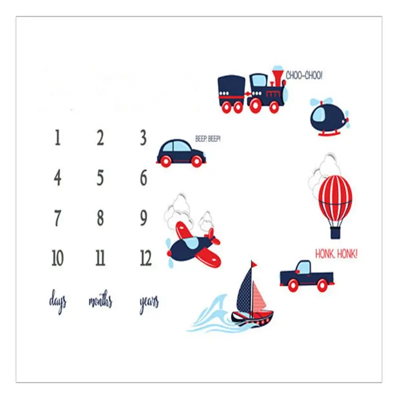 Тканевый фон B36E для фотосъемки новорожденных детей с номером стали|Одеяла и