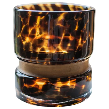 

Small Vintage Candle Holder European Glass Modern Manual Nordic Candle Holder Dinner Table Wedding Porta Velas Home Decor AB50ZT