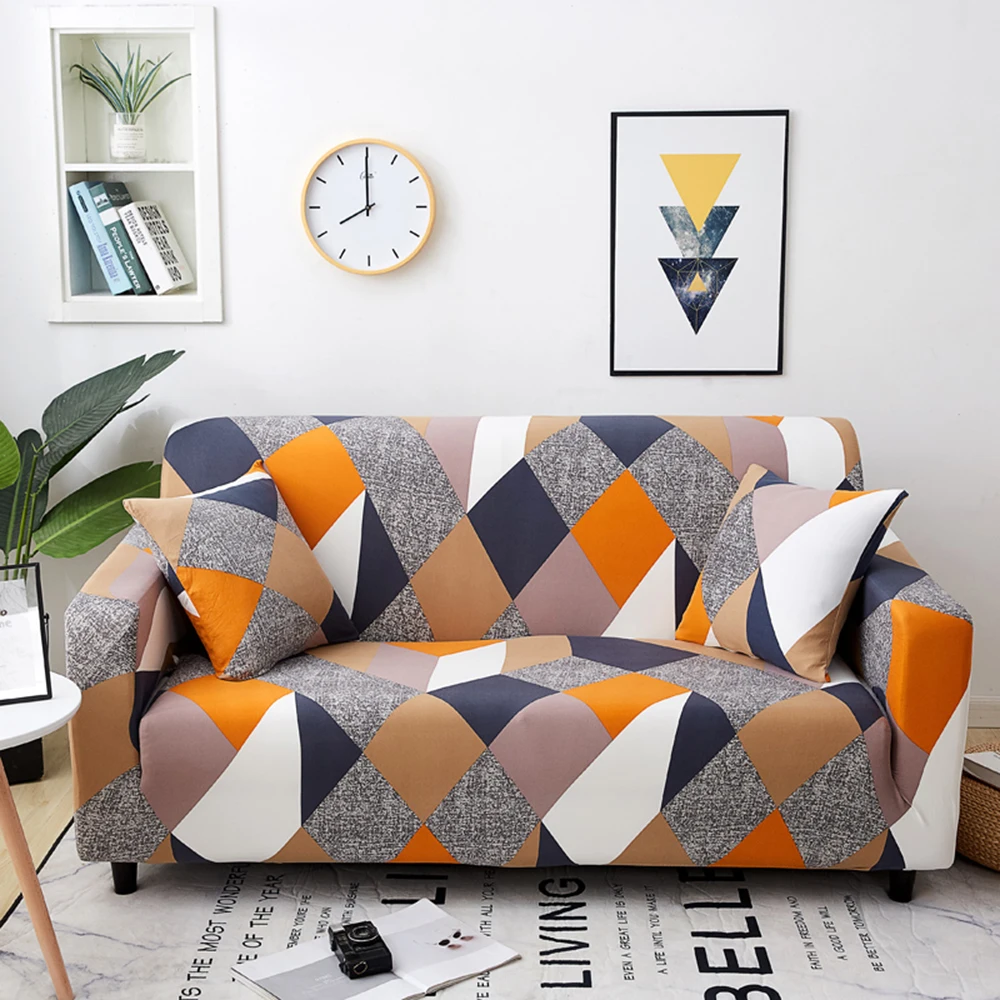 Стрейч чехлов секционные эластичный стрейч диван покрытие для Гостиная чехол для дивана в форме буквы L кресло для Ipad Mini 1/2/3/4-seater - Цвет: B