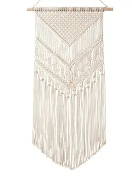 

Macrame Wall Hanging Hand-woven Cotton Hanging Tapestry Bohemian Northern European Style Wall Decoration For Bedroom Living Room