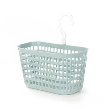 

Plastic bathroom hanging basket bathroom wall hanging wash basket hanging drain storage basket bath storage basket