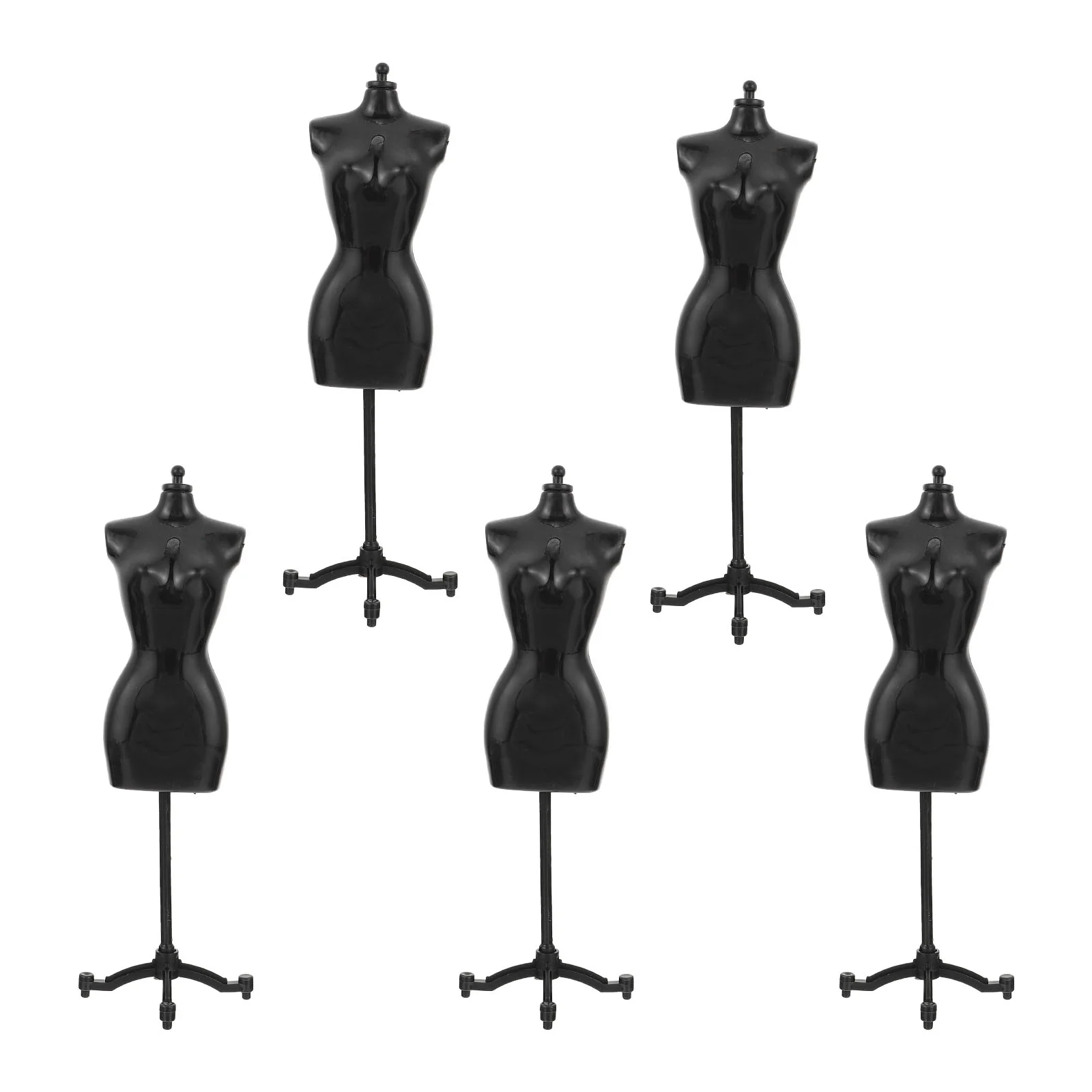 5pcs Doll Dress Display Holder Mannequin Model Stand Doll Clothes