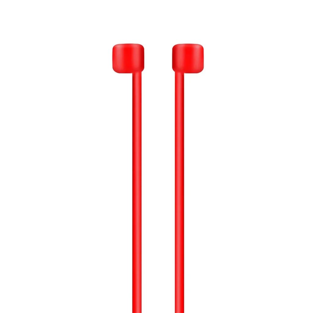 VOBERRY, портативный аксессуар для гарнитуры, набор для Airpods 2& 1, чехол для зарядки, силиконовый защитный чехол и брелок с помпоном, ремешок 829#2