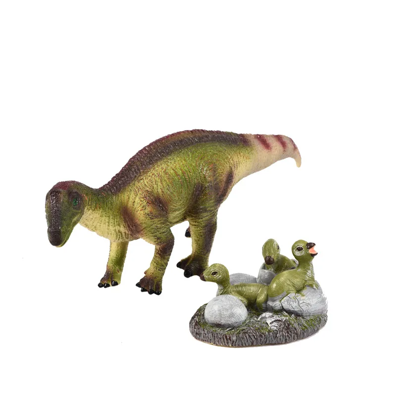 

Cross Border Jurassic Dinosaur Model Toy Large Size Maiasaura Tyrannosaurus Cub Broken Shell Model Children'S Educational Toy