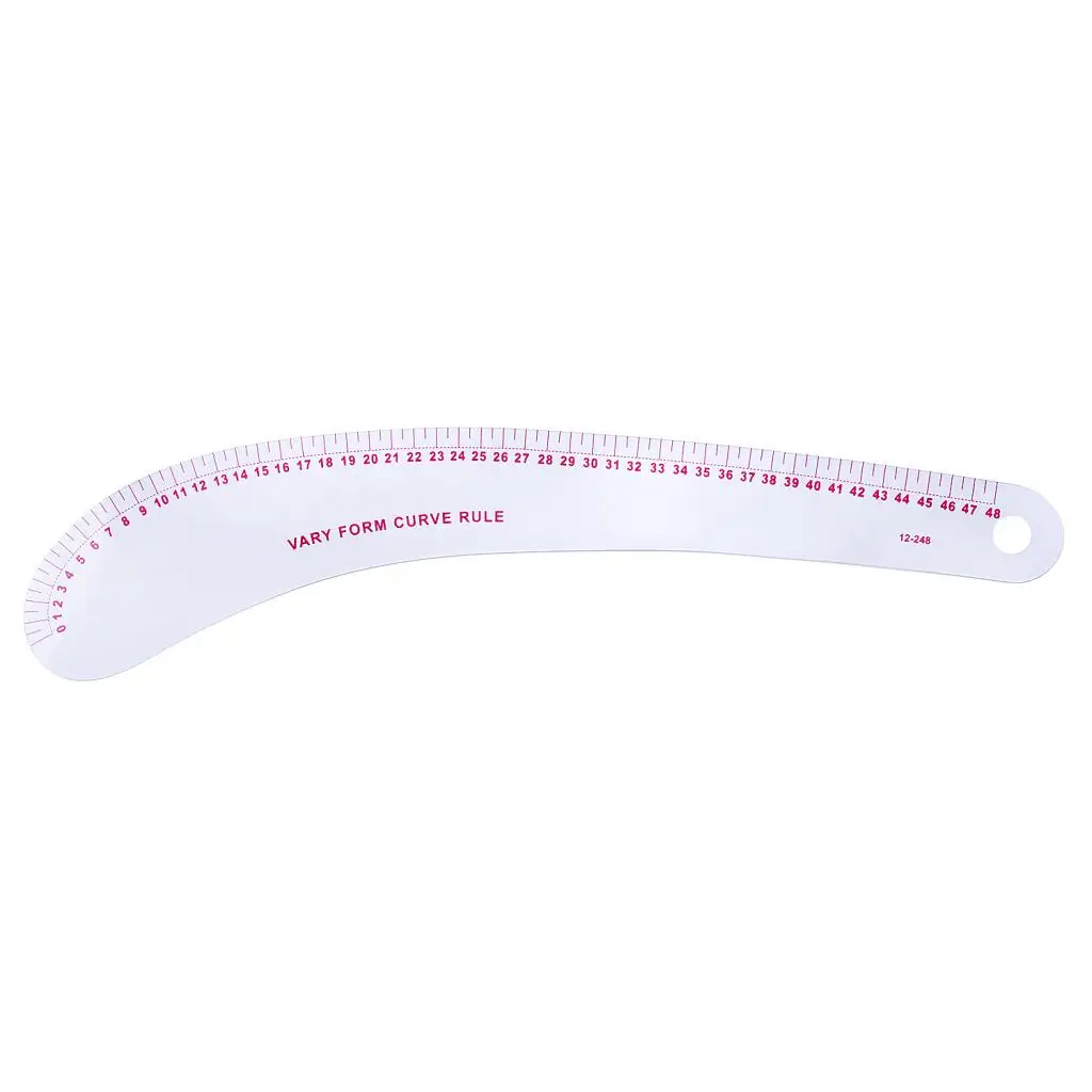7 Stlye Fashion Metric Ruler Set French Curve Pattern Grading Rulers Styling Design for DIY Clothing Tailor Students Designer