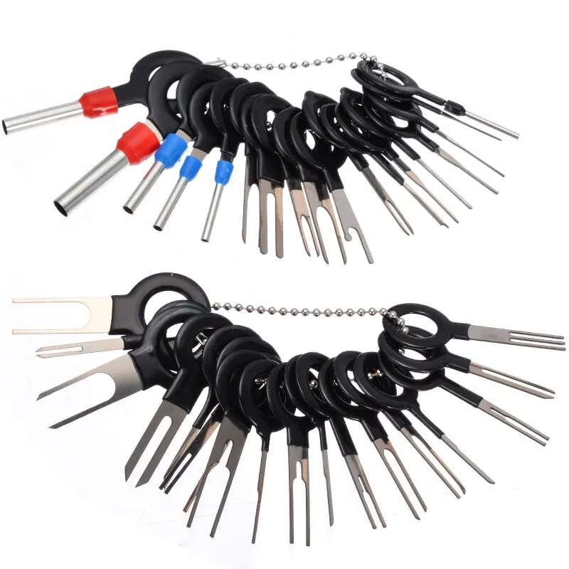 36pcs New Car Wire Harness Terminal Extraction Pick Connector Pin Remove Tool