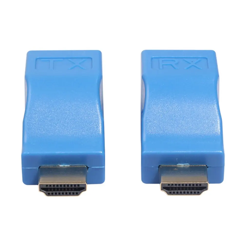 HDMI удлинитель к RJ45 LAN Сетевой удлинитель передатчик приемник TX RX Cat5e CAT6 Ethernet кабель V1.4 30m 4K HD tv 1080P