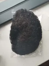Afro corto rizado peluca corte Pixie pelucas de pelo Remy brasileño pelo Afro Puff pelucas de cabello humano para las mujeres la máquina hizo pelucas