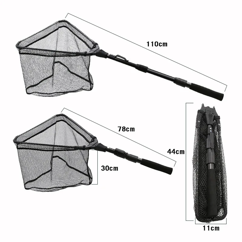 

Place of Origin Supply of Goods Fish Basket Nylon Stretching Dip Net Carbon Short Connector Triangle Folding Dip Net Sanle Fishi