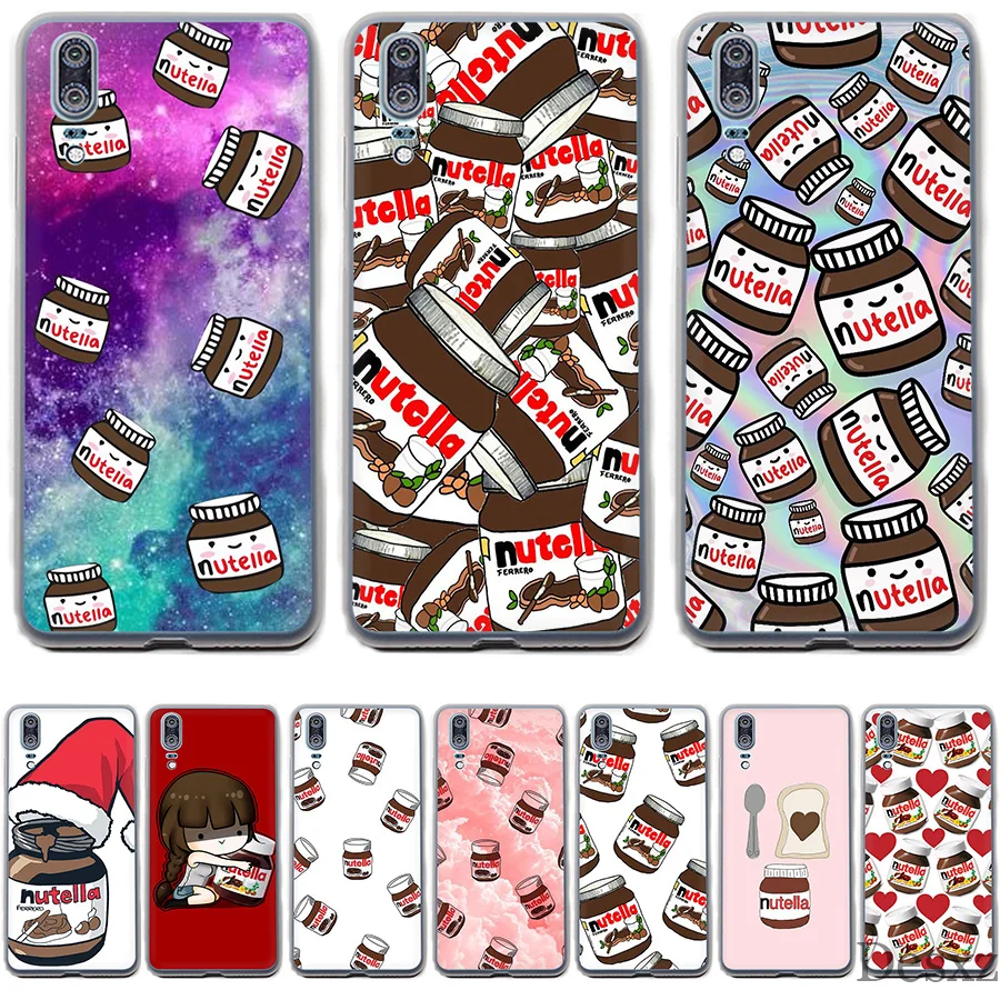 Чехол для телефона Kawaii Nutella с принтом Huawei P Smart P8 P9 P10 P20 Lite Pro P20pro 2015 2016 2017 чехол |