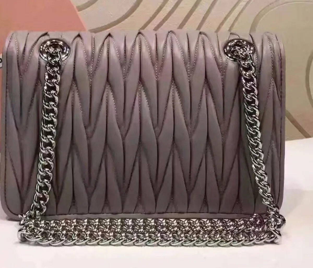 Серый 2019NEW Custom Clutch Luxury Handbags Women Bags Designer Real Leather Cowhide TOP Fashion Brand Small Purse Ladies Shoulder Bag - Цвет: Серый