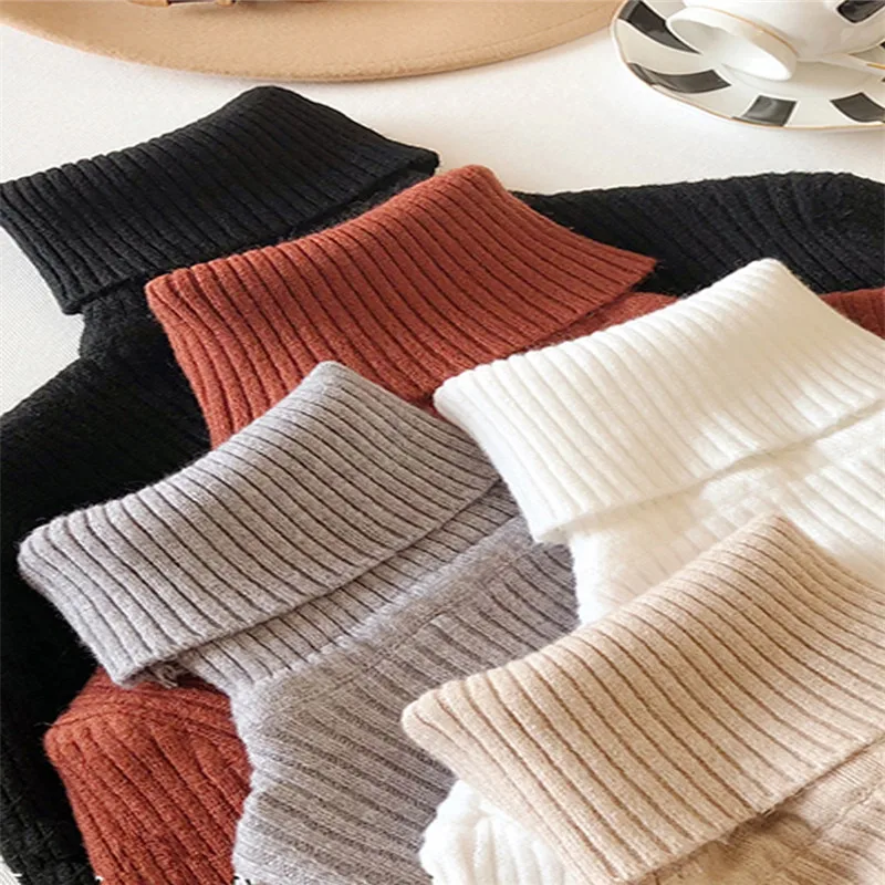 Womens Sweaters 2019 Winter Tops Turtleneck Slim pure color Stretch sweater Women Thin Pullover Jumper Knitted Sweater Womens Sweaters 2019 Winter Tops Turtleneck Slim pure color Stretch sweater Women Thin Pullover Jumper Knitted Sweater