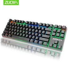 Mechanical Keyboard Russian English gaming Red blue black Switch Metal Wired USB LED RGB light Anti-Ghosting for gamer PC laptop russian english layout metal keyboard blue red switch gaming wired mechanical keyboard rgb anti ghosting for computer