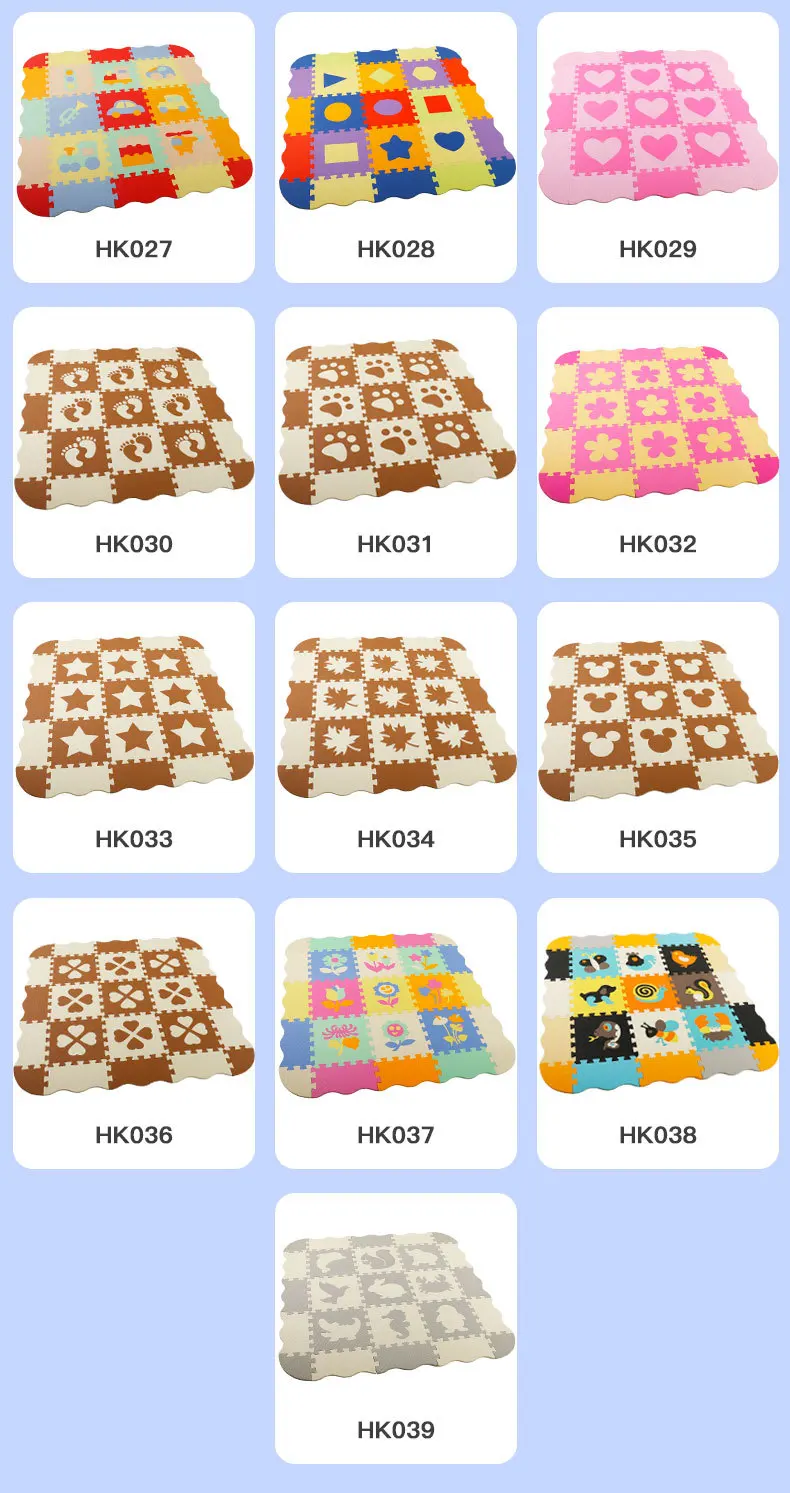 Толстый Поролоновый коврик для ползания 30*30 безвкусный детский бытовой Противоскользящий износостойкий Поролоновый коврик Детский Пазл Коврик для ползания