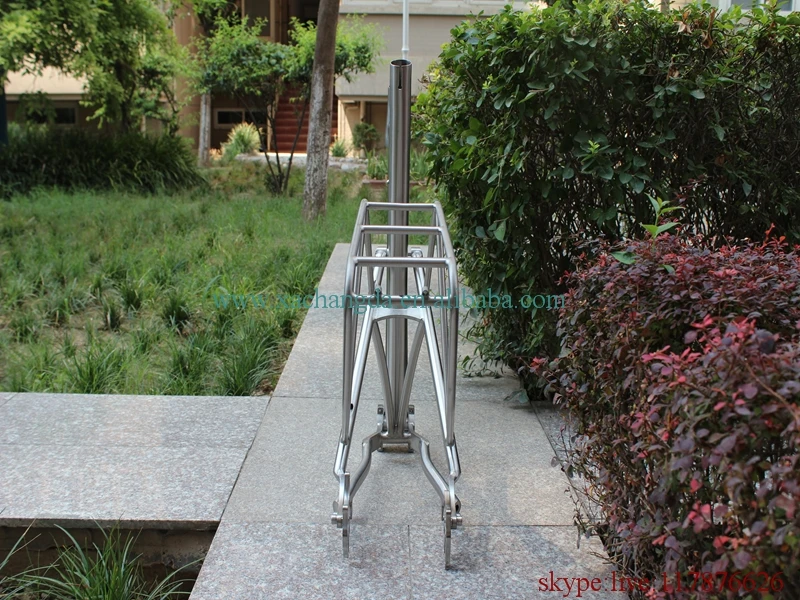 Clearance titanium full suspension bicycle frame with taper head tube special dropouts CNC plate rear rack 6 Clearance titanium full suspension bicycle frame with taper head tube special dropouts CNC plate rear rack 6