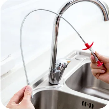 60CM Drain Cleaner Sticks Clog Remover Cleaning Tools Spring Pipe Dredging Tools Household for Kitchen Sink
60CM Drain Cleaner Sticks Clog Remover Cleaning Tools Spring Pipe Dredging Tools Household for Kitchen Sink