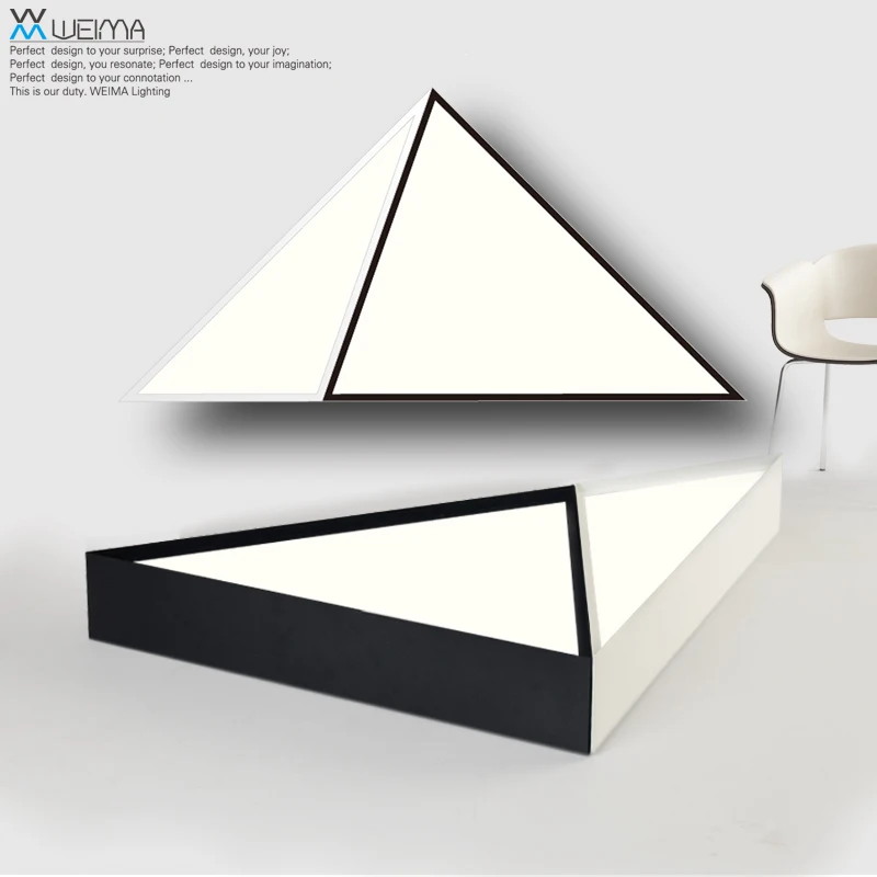 

modern LED geometric ceiling lamp triangle Art Corridor balcony simple kitchen bedroom lamp