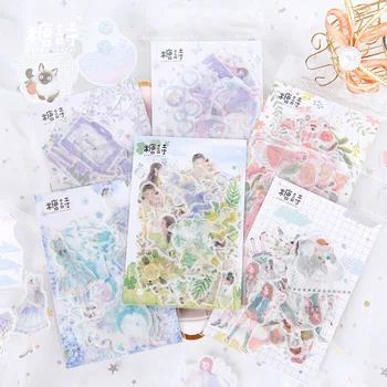 

20 set/lot Kawaii Stationery Stickers Qingfeng Manor Series Decorative Mobile Stickers Scrapbooking DIY Craft Stickers