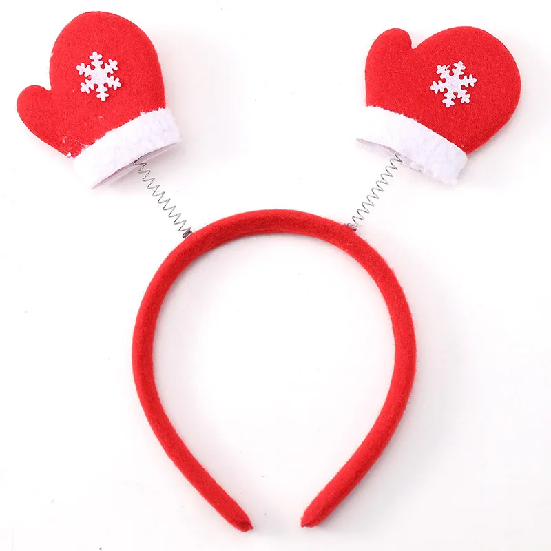 New Happy Christmas Hairbands For Women Girls Lovely Cartoon Santa Claus Snowman Antlers Tree Headband Fashion Hair Accessories - Цвет: 1