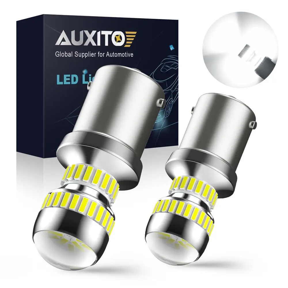 AUXITO 2x P21W светодиодный светильник Canbus 1156 BA15S Автомобильный Обратный для BMW E46 E34 E53 X5