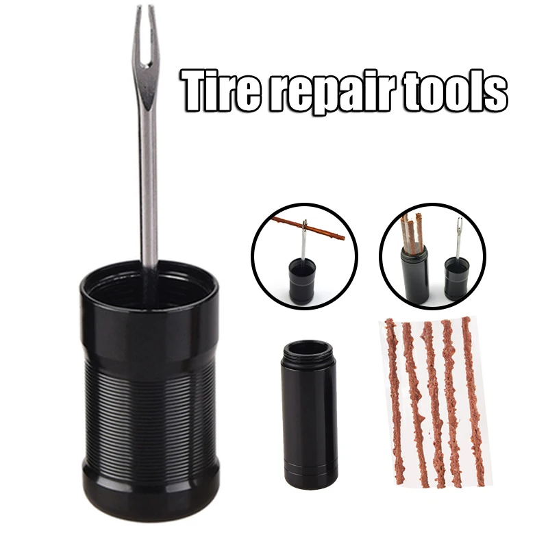 

Bicycle Tire Repair tools Fork Drill Bit Vacuum Tire Repair Special Portable Emergency Tire Repair Strip BIN
