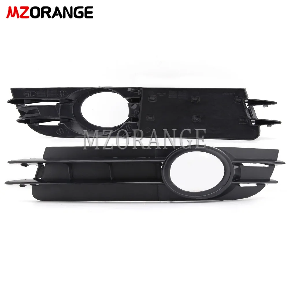 X AUTOHAUX Pair Front Fog Light Mesh Grille Cover For Audi A6 C7 4G0807682