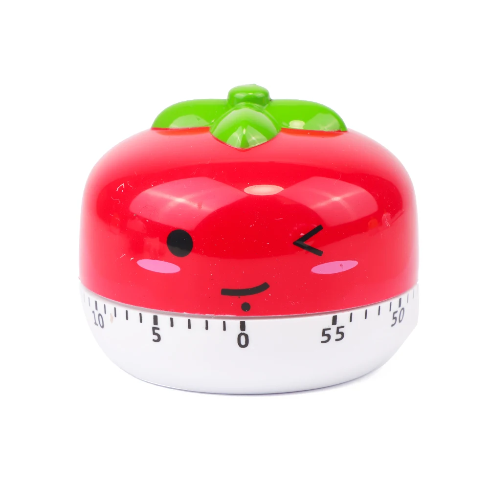 Cartoon Animal Vegetable Shape 60 Minute Timer Easy Operate Kitchen Timer Cooking Baking Helper Kitchen Tools Home Decoration