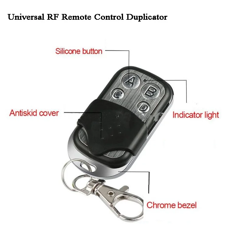 

Universal Remote control Duplicator 433Mhz 315MHz Wireless Control Clone 4ch for garage Gate door Roller shutter Car Doorbell