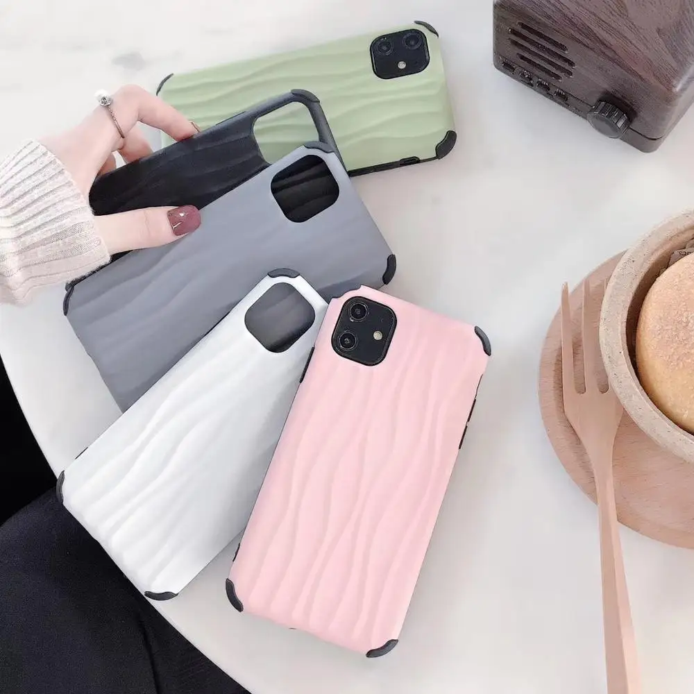 3CPizai чехол для телефона iphone 11 Pro apple pro max X XR XS MAX 8 7 Plus с волнистым рисунком |