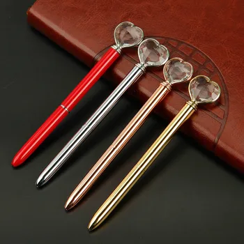 

24PCS 2020 New Metal Love Diamond Promotional Gift Ballpoint Pens for Writing Stationery