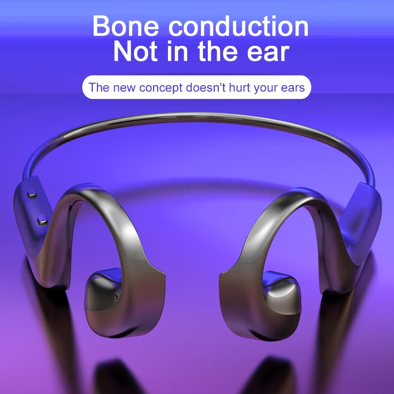 G 100 Wireless Headphone Bluetooth 5 0 Air Conduction Headsets Wireless Outdoor Sports Earphones Handsfree Headsets