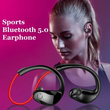 

Andevis Sports Bluetooth 5.0 Earphone Wireless Headset Sweatproof Super Bass Stereo Long Playback Time Hands-free Earphone