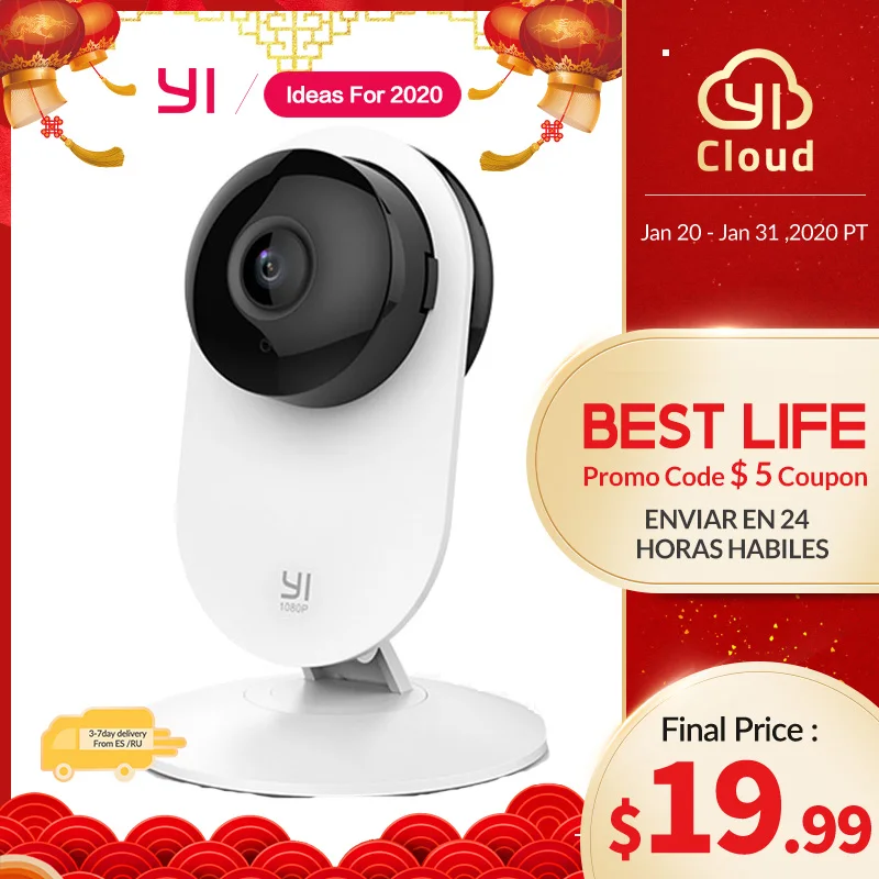 Skup YI 1080p kamera wykrywanie płaczu dziecka najnowocześniejsza konstrukcja Night Vision WIFI bezprzewodowy system nadzoru zabezpieczenia ip Global