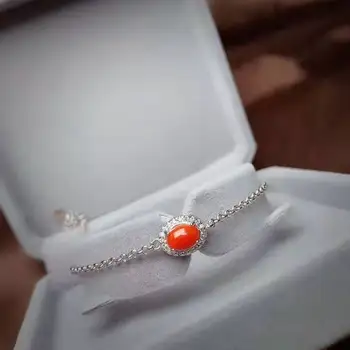 

Boutique Red Coral S925 simple and elegant bracelet for women