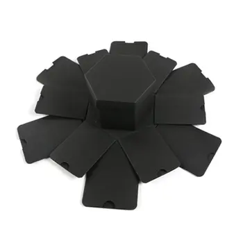 

Hexagon Surprise Explosion Box DIY Handmade Scrapbook Photo Album Wedding Gift Box For Valentine Christmas Gift Boxes