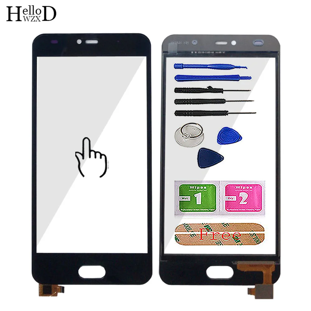 5.0" Mobile Touch Screen For Allcall Rio Touch Screen Digititer Sensor Touch Panel Glass TouchScreen Front Glass Tools 3M Glue