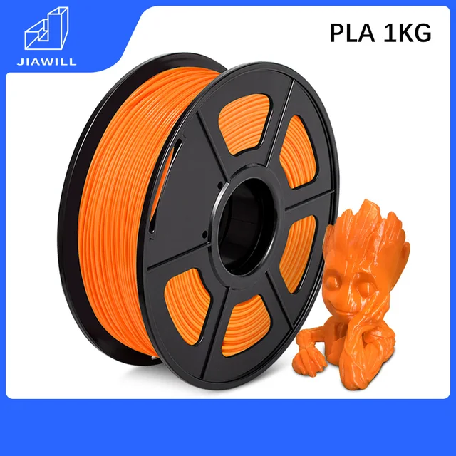 PLA SILK PLA PLUS PETG 3D Printing Filament For FDM3D Printer Filament PLA 1KG 1.75MM Free Shipping PLA Orange 1KG
