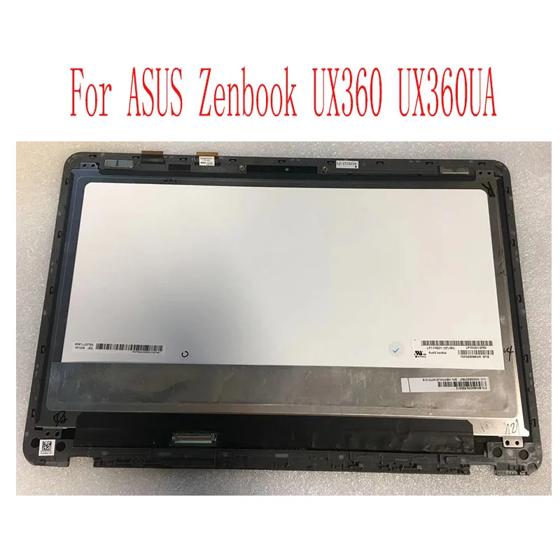 13.3'' LCD Screen For ASUS Zenbook ux360u UX360UK UX360UA UX360UD Touch Digitizer Assembly 3200*1800 Display Panel With frame |