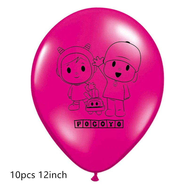 Новый Pocoyo латексных воздушных шаров Детский мультфильм вечерние баллоны