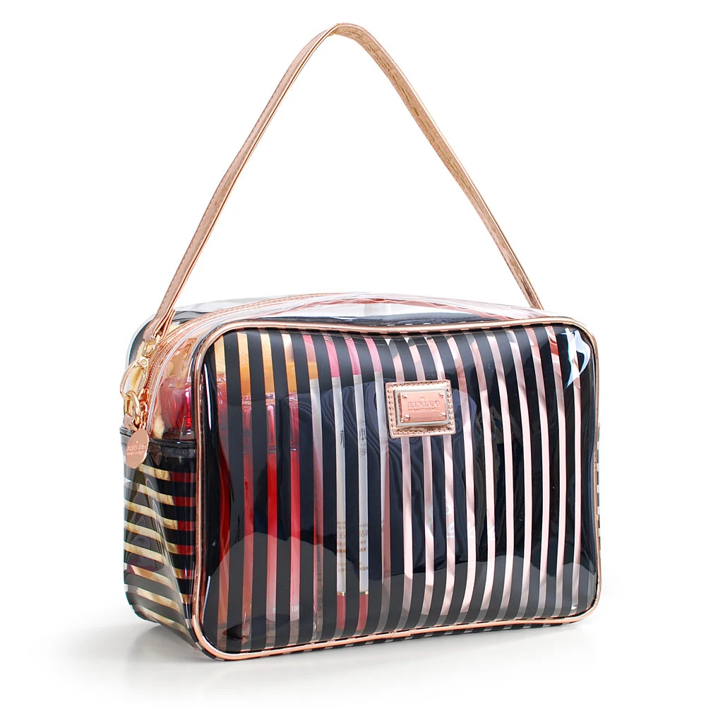 CosmeticbagWaterproofClearPVCMakeupBagWashBagsLargeCapacity