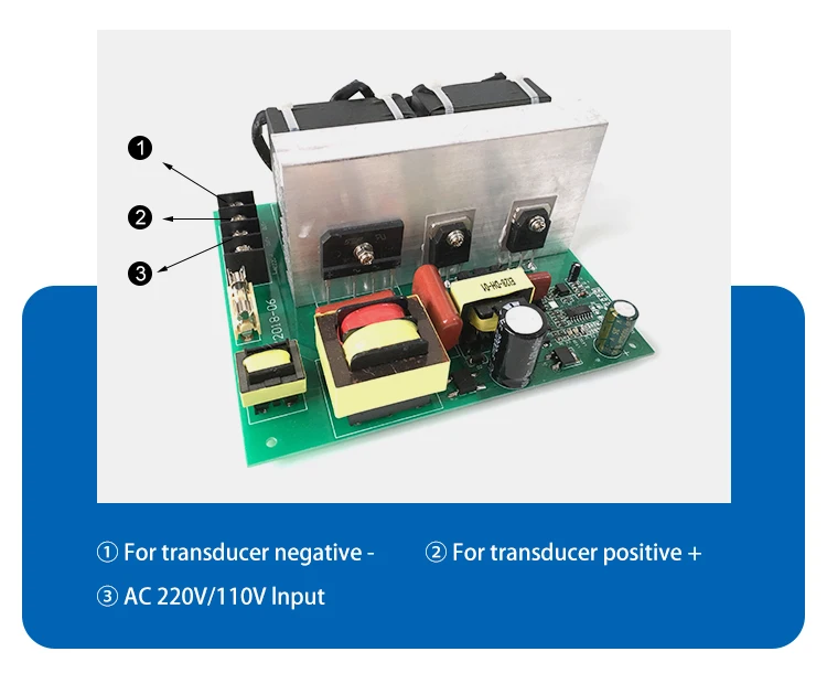 Description Picture 6 of itemNew Type 400W Ultrasonic Pcb Generator Kit Board Without Display Board