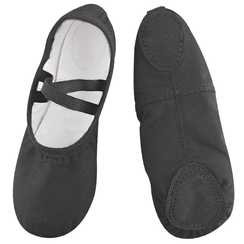 Kids Ballet Shoes canvas Dance Slippers Split Sole Girls Childern Ballerina Practice For Dancing | Спорт и развлечения