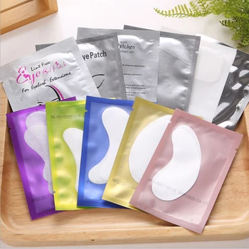 

50 Pairs/Lot Paper Eye Pads Eyelashes Patch Free Stickers For Eyelash Extension False Lashes Make Up Tools