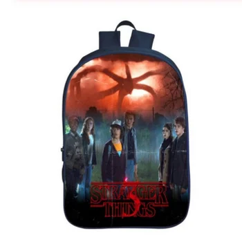 

Mochilas Stranger Things School Bag for Teenage Boys Girls's Backpack Laptop Backpack Women Men Travel Shoulder Bags