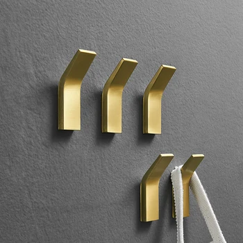 

Gold Black Robe Hook Wall Hook Towel Hook Coat Hook Rustproof Hook Hanger Clothes Hangers For Bathroom Bedroom Kitchen Hardware