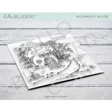 Mushroom House Special Sale Silicone Stamps Maker Reusable Handmade Diy Scrapbooking Diary Gift Decoration Embossing Template